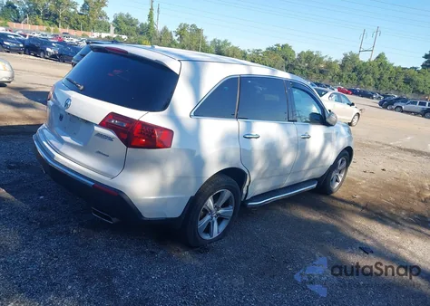 2012 Acura Mdx Technology Package из США, поврежденный, VIN 2HNYD2H4XCH515284